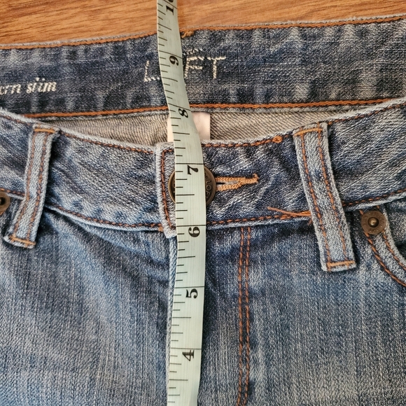 LOFT Size 2 Modern Slim Straight Jeans - Picture 7 of 8